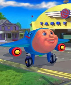 Jay Jay Jet Plane Paint By Numbers