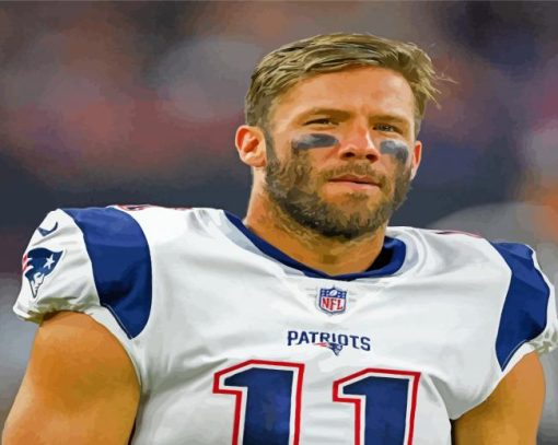 Julian Edelman Paint By Numbers