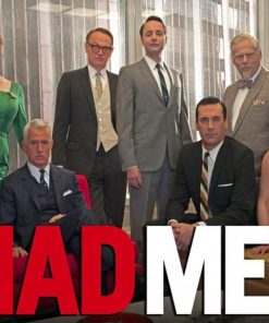 Mad Men Serie Poster Paint By Numbers