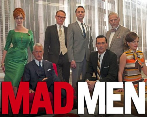 Mad Men Serie Poster Paint By Numbers