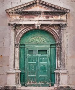 Old Italian Door Paint By Numbers