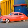 Orange Buick 1950 Hot Rod Paint By Numbers