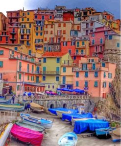 Porto Venere Italian Town Paint By Numbers