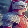 Red Warrior Cat Paint By Numbers