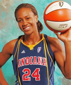 The Basketball Player Tamika Catchings Paint By Numbers