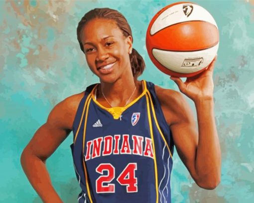 The Basketball Player Tamika Catchings Paint By Numbers