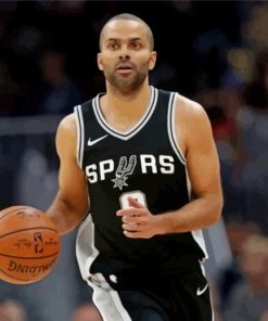 The Basketball Player Tony Parker Paint By Numbers