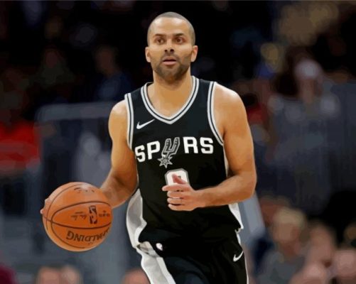 The Basketball Player Tony Parker Paint By Numbers