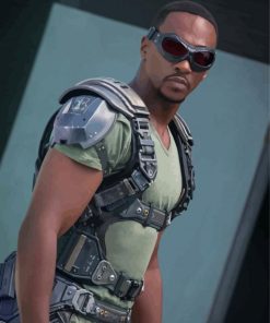 The Cool Actor Anthony Mackie Paint By Numbers