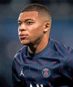 The Footballer Mbappé Paris St Germain Paint By Numbers