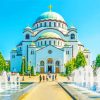 The Saint Sava Cathedral In Belgrade Paint By Numbers