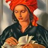 Woman Reading By Tamara Lempicka Paint By Numbers