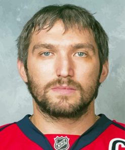 Alexander Ovechkin Hockey Player Paint By Numbers