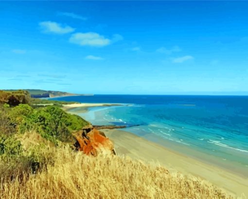 Anglesea Seascape Paint By Numbers