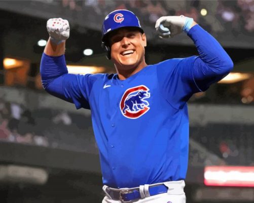 Anthony Rizzo Baseball First Baseman Paint By Numbers