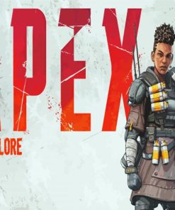 Apex Legends Bangalore Game Poster Paint By Numbers