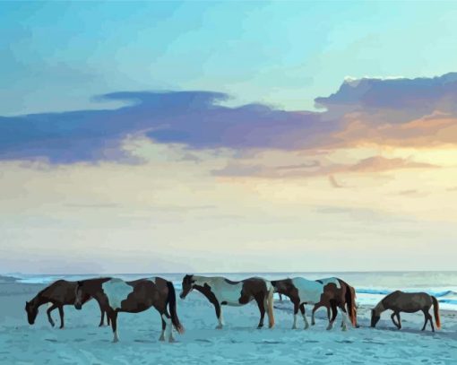 Assateague Island Paint By Numbers