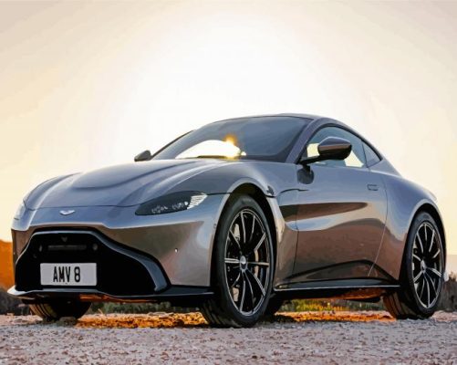 Aston Martin Vantage Paint By Numbers