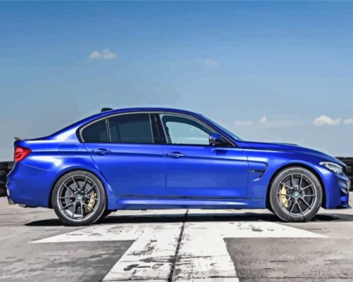 BMW M3 F80 Car Paint By Numbers