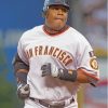 Barry Bonds American Baseball Player Paint By Numbers