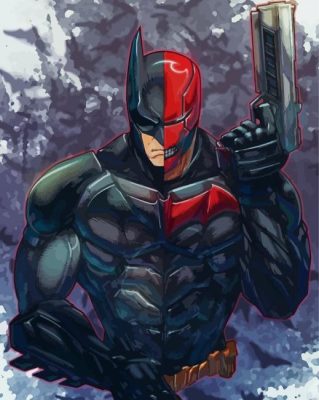 Batman Red Hood Paint By Numbers