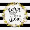 Black And White Carpe Diem Quote Paint By Numbers