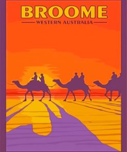 Broome Western Australia Poster Paint By Numbers