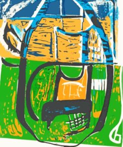 Cane Chair By Peter Lanyon Paint By Numbers