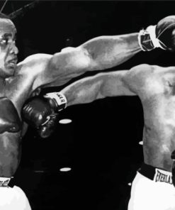 Cassius Clay And Sonny Liston Paint By Numbers