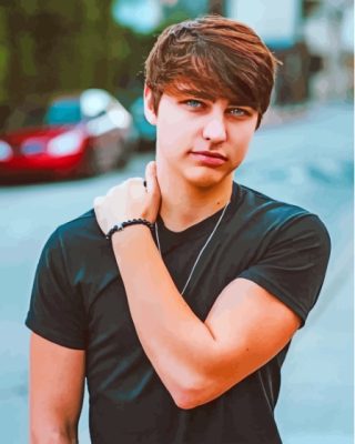 Colby Brock Youtub Star Paint By Numbers