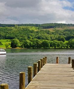 Coniston Water Lake District Paint By Numbers