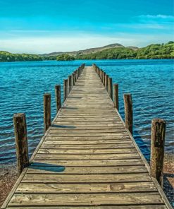 Coniston Water Boardwalk Paint By Numbers