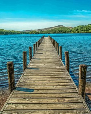 Coniston Water Boardwalk Paint By Numbers