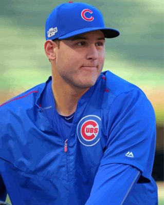 Cubs Anthony Rizzo Player Paint By Numbers