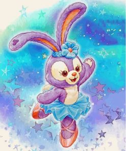 Dancing Stellalou Rabbit Paint By Numbers