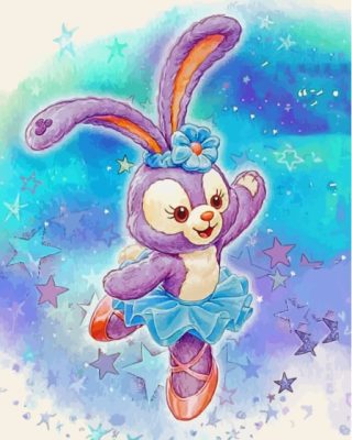 Dancing Stellalou Rabbit Paint By Numbers