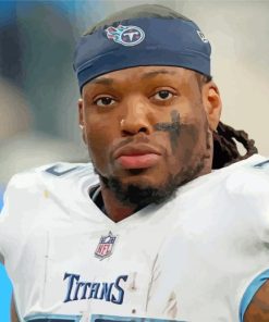 Derrick Henry Footballer Paint By Numbers