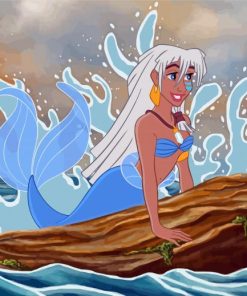 Disney Kida Mermaid Paint By Numbers