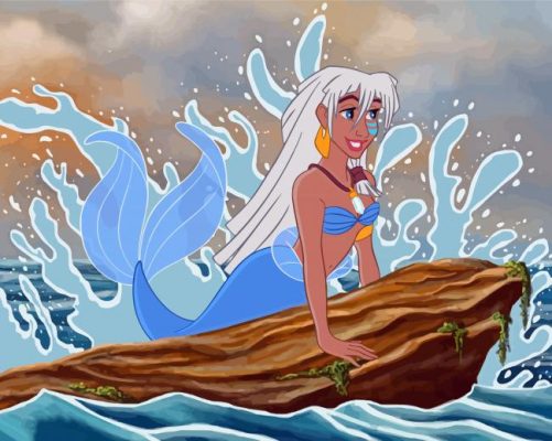 Disney Kida Mermaid Paint By Numbers