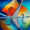 Double Bass Abstract Paint By Numbers