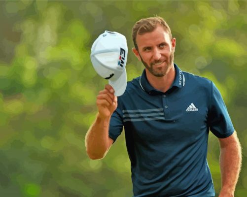 Dustin Johnson Paint By Numbers