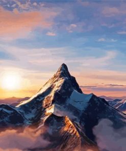 Erebor Lonely Mountain Paint By Numbers