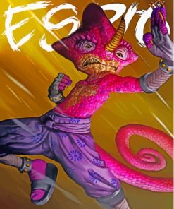 Espio The Chameleon Paint By Numbers