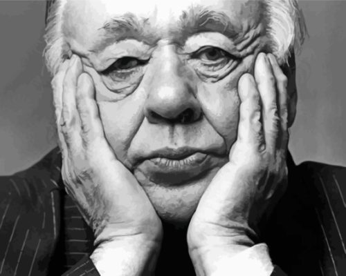 Eugene Ionesco Black And White Paint By Numbers