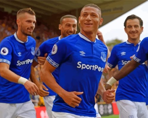 Everton Football Players Paint By Numbers