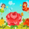 Fairies And Flowers Paint By Numbers