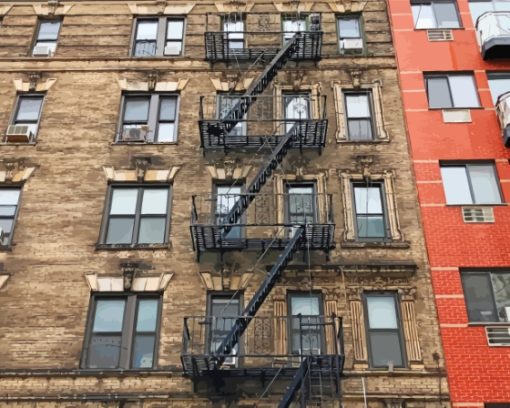 Fire Escape Paint By Numbers