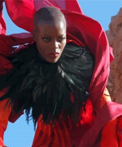 Florence Kasumba Emerald City Character Paint By Numbers