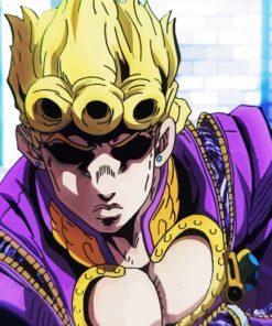 Giorno Giovanna Black Eyes Paint By Numbers