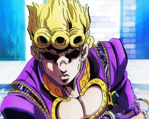 Giorno Giovanna Black Eyes Paint By Numbers